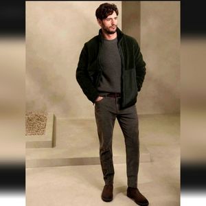 BANANA REPUBLIC PANTS 34x36 Tall PEPPER GRAY